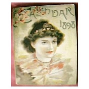Products: Lovely Little Victorian Calendar Booklet for 1898