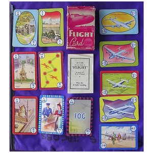 Vintage Pepys Series Children's Playing Cards 'FLIGHT