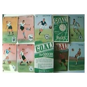 Vintage GOAL Pepys Children's English Football Playing Cards