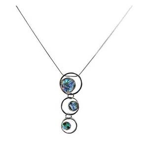 Gifts For Her: Three drop paua necklace