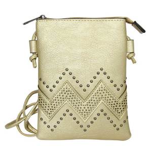 Gifts For Her: Shoulder bag pearl wave gold