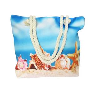 Rope tote bag beach