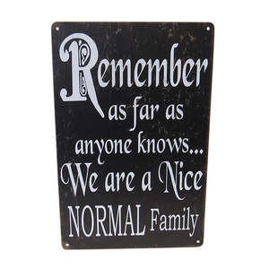 Gifts For Him: Art tin sign nice normal