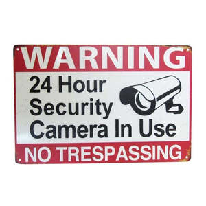 Gifts For Him: Art tin CCTV