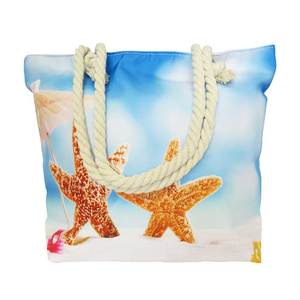 Rope tote bag starfish