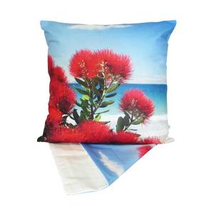Pohutukawa beach cushion cover