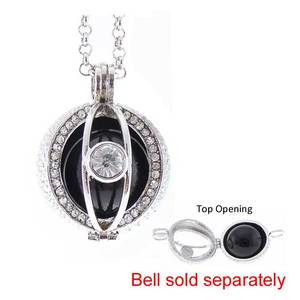 Angel Caller rhodium cocoon with diamante