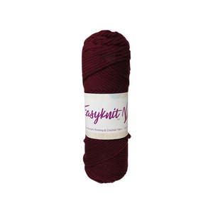 Yarn: EasyKnit premium yarn red wine