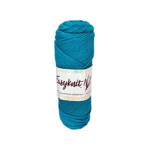 Yarn: EasyKnit premium yarn bright blue