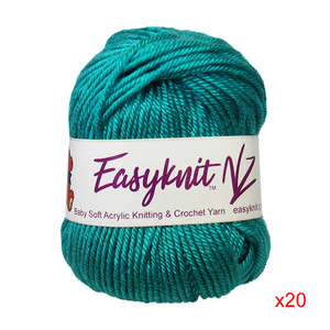 Yarn: EasyKnit Baby Teal x20 Yarn