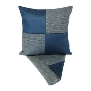 Quarters blue cushion cover