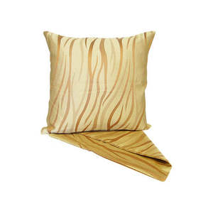 Christmas: Grasslands golden cushion cover