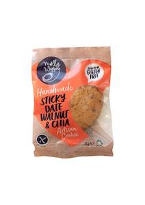 Corporate: Grab'N'Go Small Cookie Gluten Free Sticky Date Walnut & Chia 22g 45/CTN