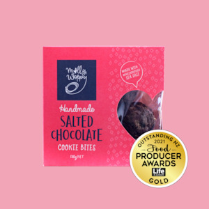 Award Winning: Bites Cookies Salted Chocolate 130g UNIT