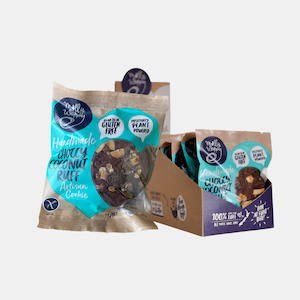 Single Wrapped Cookies: Grab'N'Go Cookie Gluten Free Plant Based Vegan Choccy Coconut Ruff 68g 12/SLV