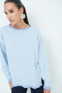 Blue Stitch Jumper