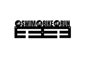 Products: Swim Bike Run Medal Hanger My Medals NZ