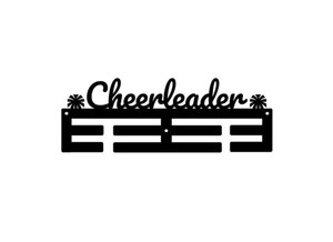 Cheerleader Pom Pom Medal Hanger My Medals NZ