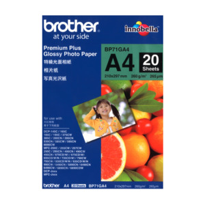 Brother Premium Plus Glossy Photo Paper A4 size (20pk)