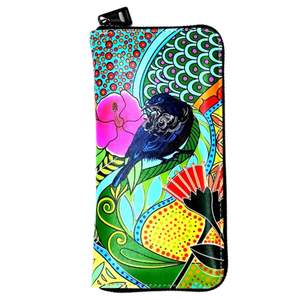 NZ Artwork Long Wallet - Tui Lucia