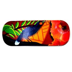 NZ Artwork Glasses Case - Huia
