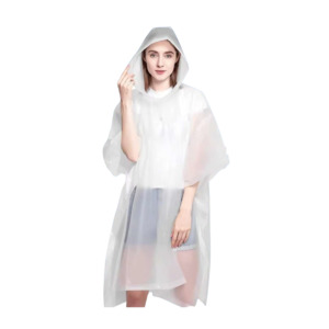 Fashion And Accessories: Adult Rain Poncho