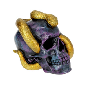 Just For Dad: Purple Skull with Snake
