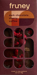 Fruney Chocolate: Fruney Dark chocolate, Cherry & Coffee
