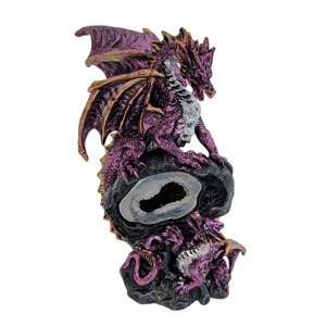 Purple Dragon on LED Geode