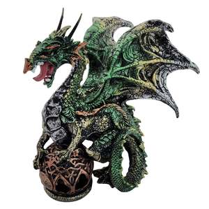Green Dragon on Orb (LED)