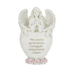 18cm Angel Heart with Message