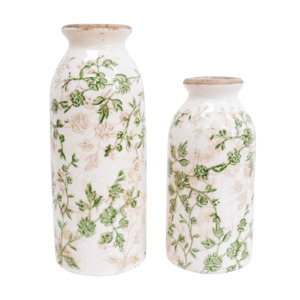 Bud Vase Set of Two - Evergreen