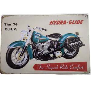 Hydra-Glide Tin Sign
