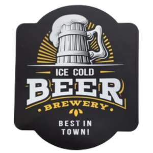 Novelty Signs: Ice Cold Beer Plaque