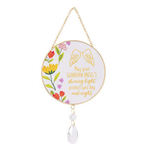 Modelsfigurines And Other Gifts: Glass Suncatcher - Guardian Angel