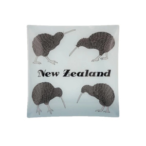 Glass Kiwi Plate