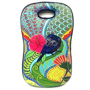 Garden: NZ Artwork Garden Kneeler - Tui Lucia