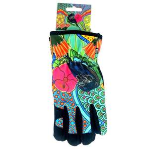 Garden: NZ Artwork Garden Gloves - Tui Lucia