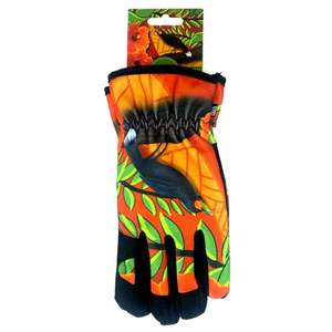 NZ Artwork Garden Gloves - Huia Bird