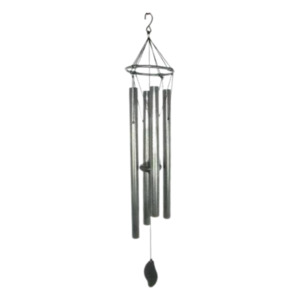 84cm Silver 4 Tube Windchime