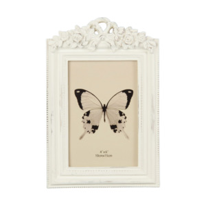 Photo Frames 1: Flowers & Bow on top Photo frame