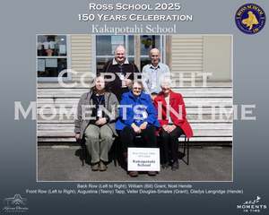 Ross School 150th Reunion Official Reunion Photos: Ross School 150th Reunion - Kakapotahi School