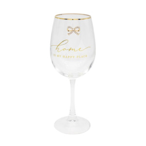 Jewelled Wine Glass - Home