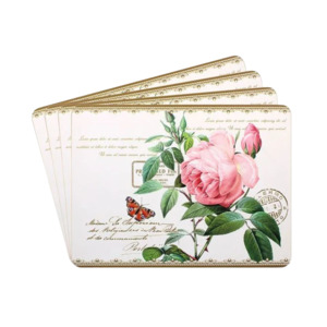 Gifts For Mum: Redoute Rose Placemats set of four