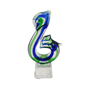 New Zealand Made Kiwiana: Glass Hook Ornament - Colour May Vary