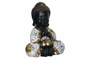 Steampunk: 16cm Buddha with Lotus flower