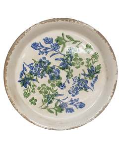 Gifts For Mum: 23.5cm Plate - Botanical Blue