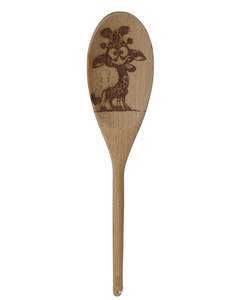 Wooden Spoon Oval - Giraffe