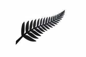 NZ Wall Art - Black Fern