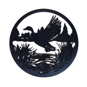 Novelty Signs: NZ Wall Art Circle - Duck